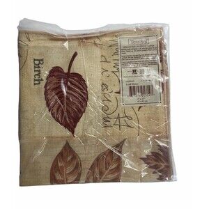 Vintage National Wildlife Federation LEAF NOTES Set of 6 Cotton Napkins